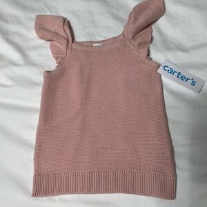 Carter's Soft Pink Ruffle Tank Top